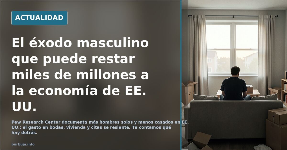 Predicción para 2030: el éxodo masculino BORRARÁ MILES DE MILLONES de la economía