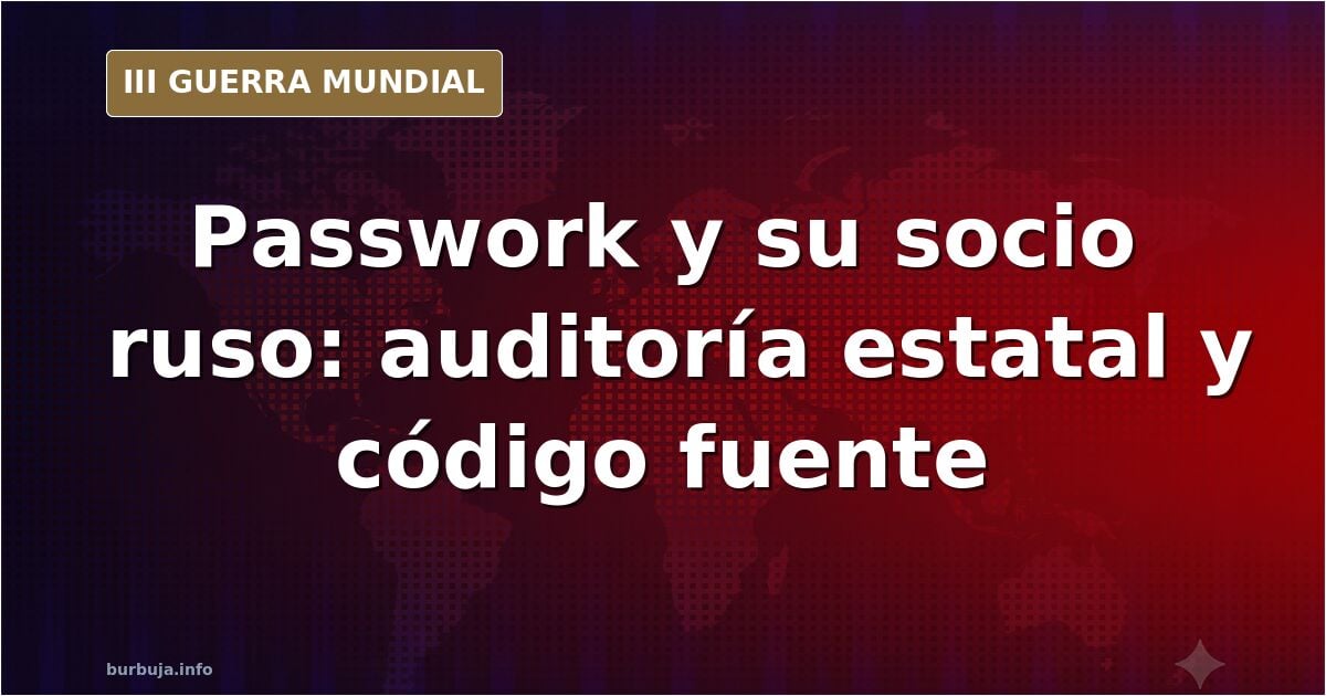 Passwork comparte lazos tecnológicos con una contraparte rusa
