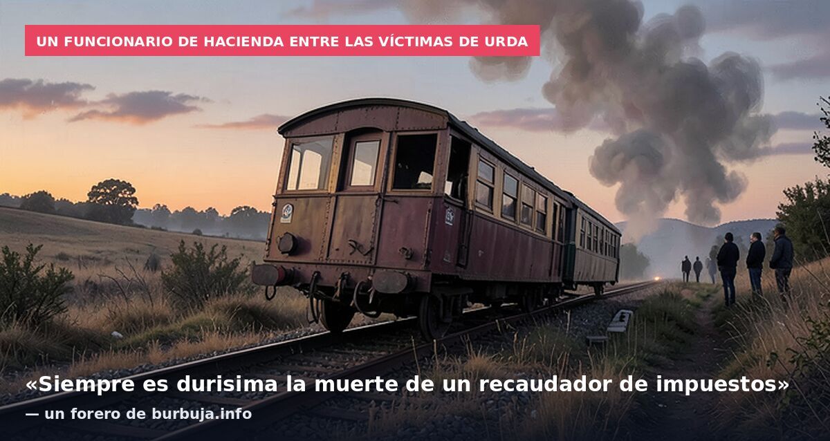 Un funcionario de Hacienda entre las víctimas de Urda: «Siempre es durisima la muerte de un recaudador de impuestos» — un forero de burbuja.info