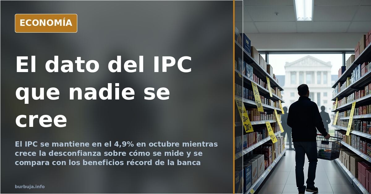 El IPC se estanca en el 4,9% y crece la desconfianza en el dato