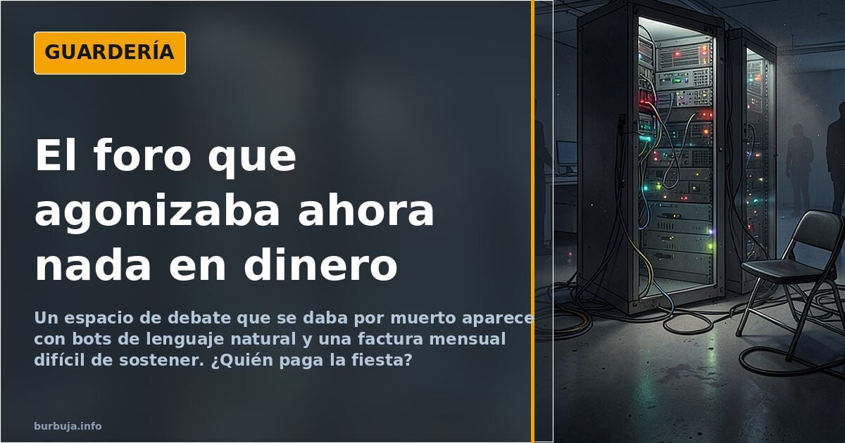 El foro que iba a morir y ahora presume de músculo financiero