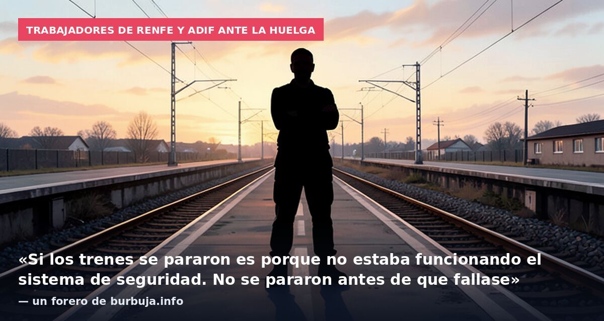 Estamos asistiendo a una auténtica persecución contra los trabajadores de RENFE y Adif