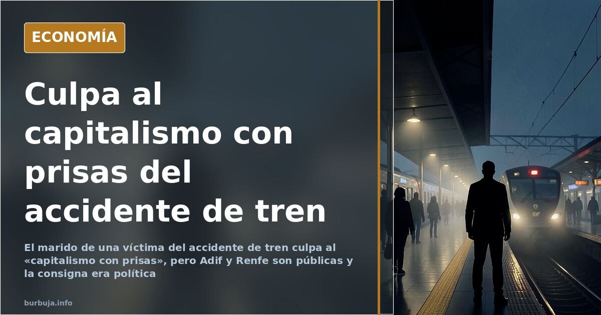 El marido de una víctima de Toledo culpa al «capitalismo con prisas»