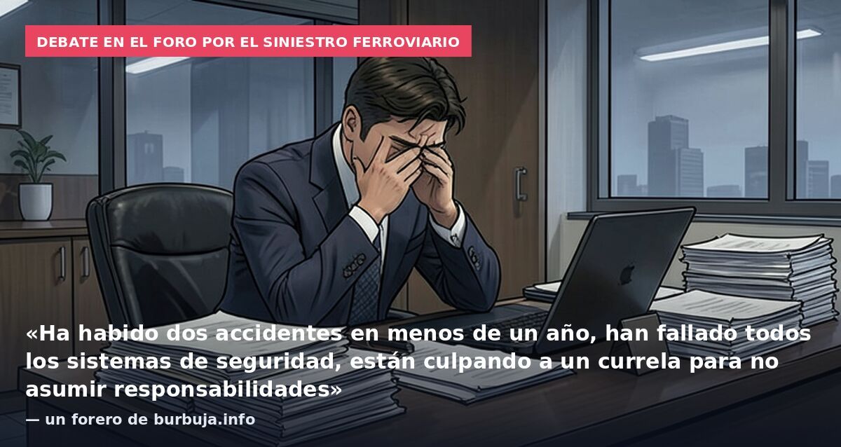 Marido de una víctima de Toledo acusa al capitalismo con prisas del accidente ferroviario