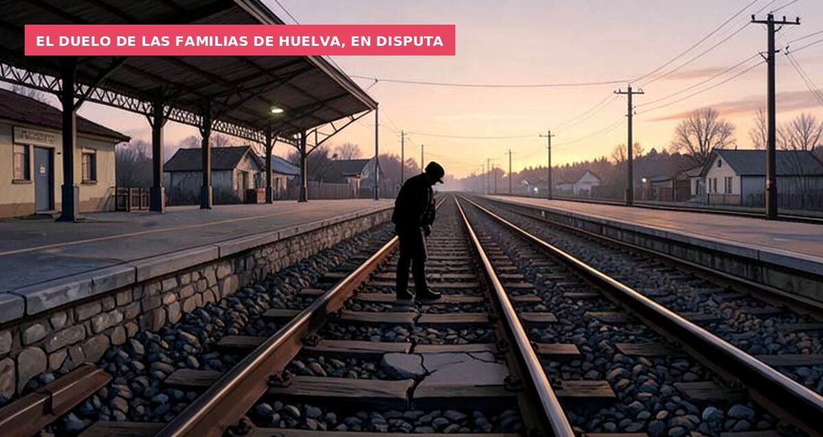 Hombre estalla en el minuto de silencio por las víctimas del tren (Huelva)