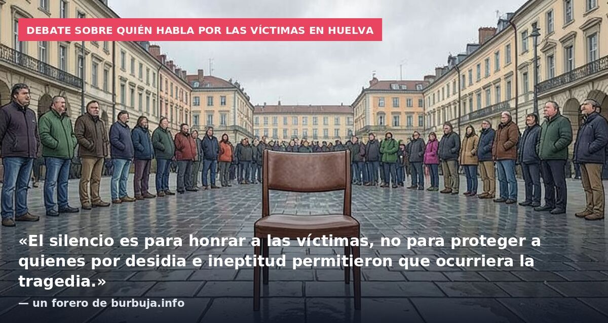 Hombre estalla en el minuto de silencio por las víctimas del tren (Huelva)