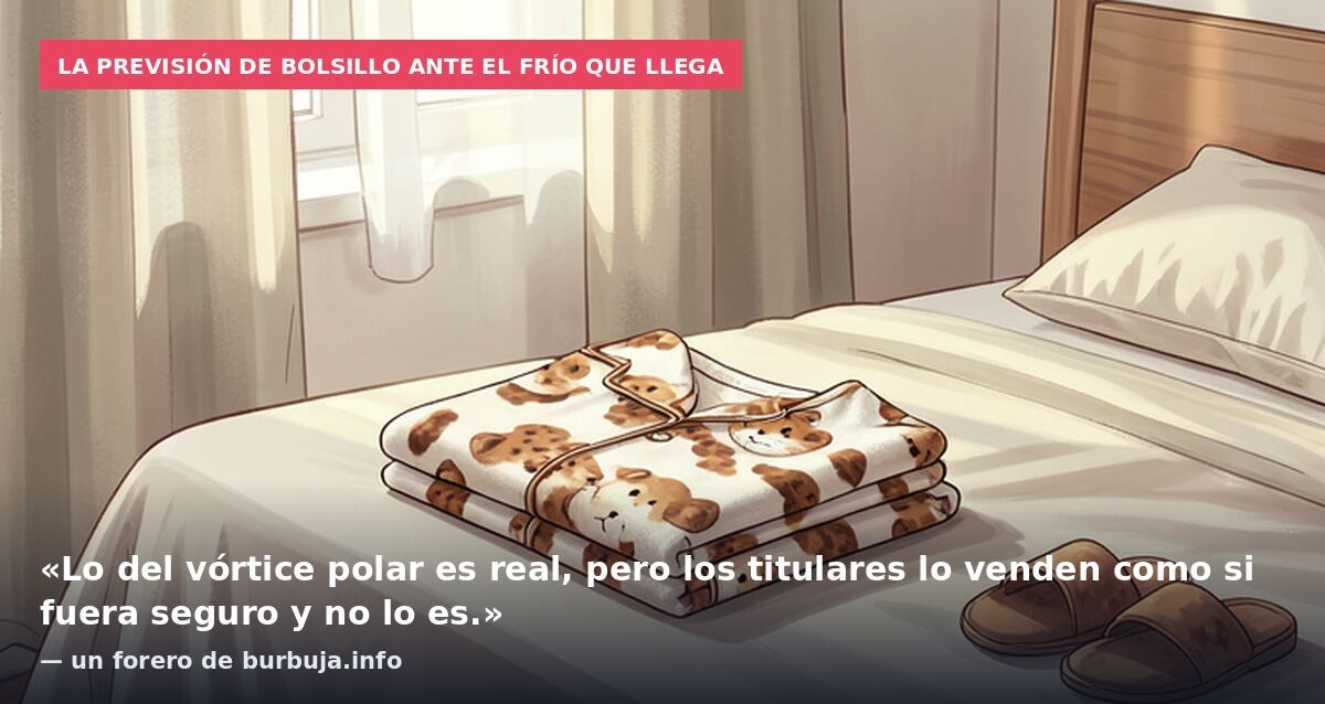 id sacando el abrigo!!: El vórtice polar está a puntito de romperse...