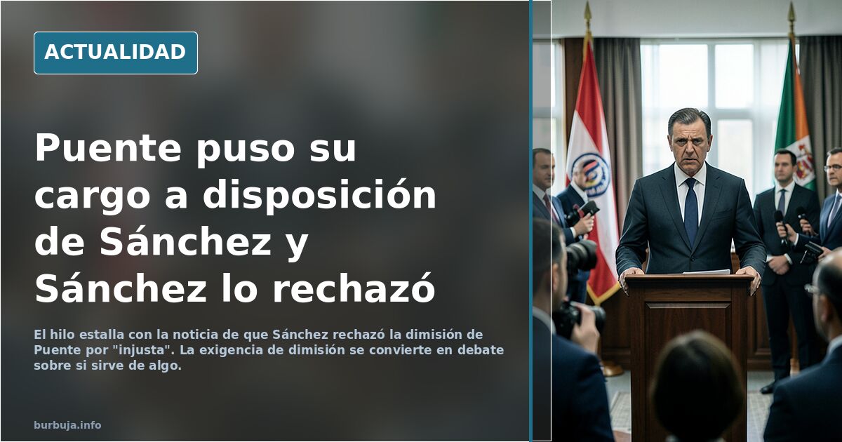 ¡¡¡OSCAR PUENTE DIMISION!!!
