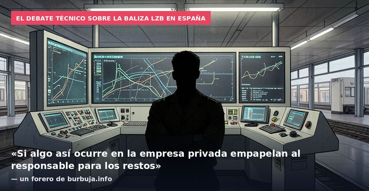 El debate técnico sobre la baliza LZB en España: «Si algo así ocurre en la empresa privada empapelan al responsable para los restos» — un forero de burbuja.info