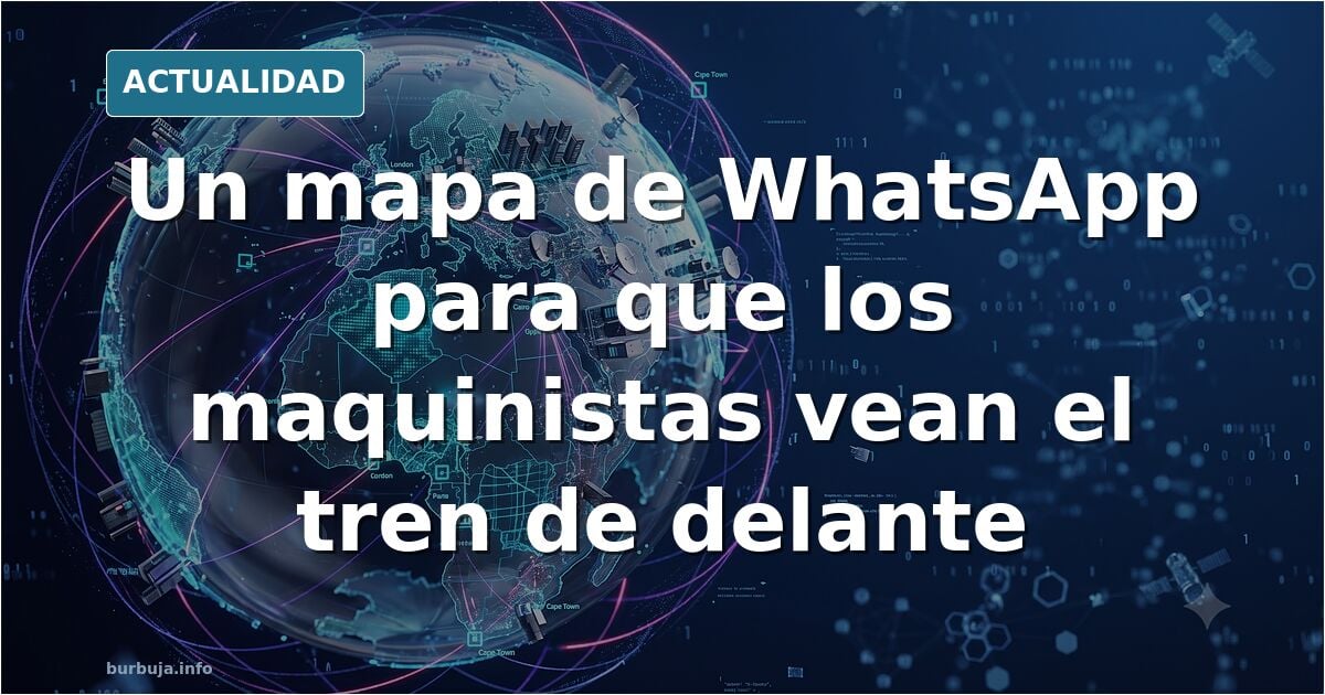 Una sencilla actualización de whatsapp podría evitar los accidentes ferroviarios
