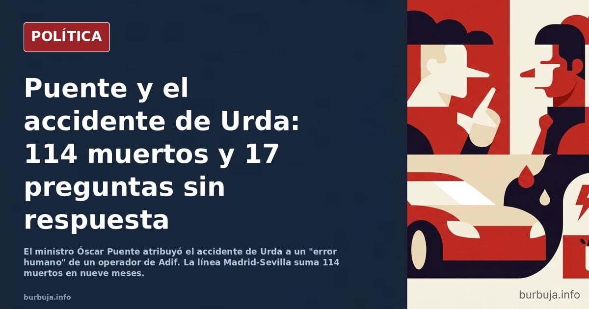 Tengo 17 preguntas para Puente sobre la tragedia de Urda (Cristian Campos en El Hapañol)