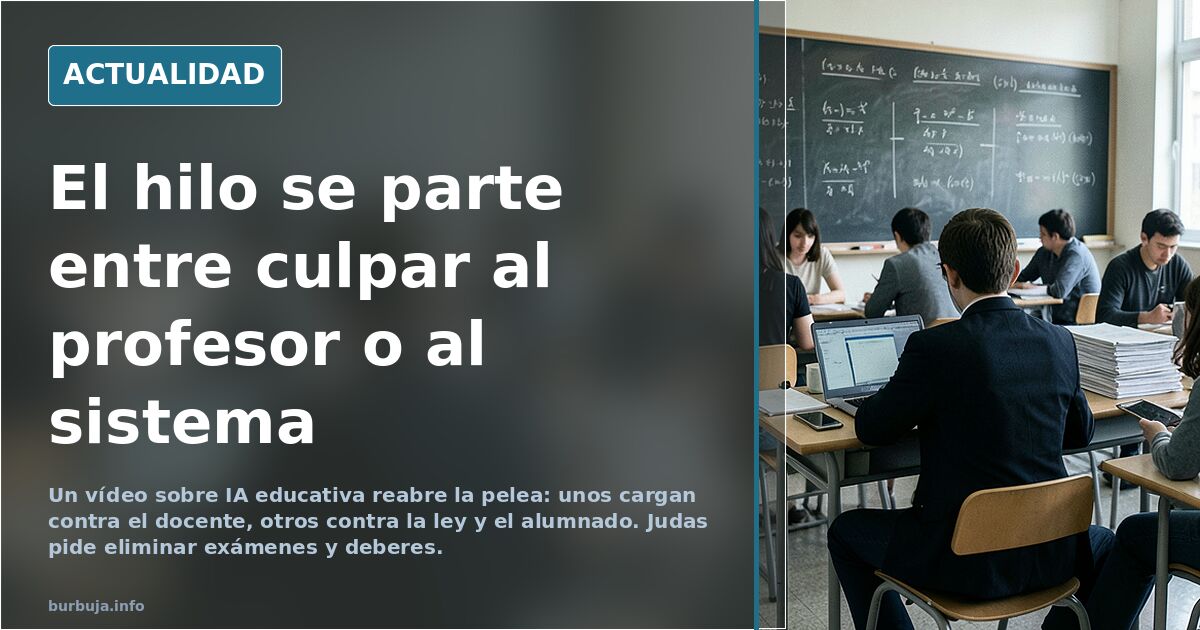 Os voy a contar lo que es dar una clase de matemáticas de 3ºESO