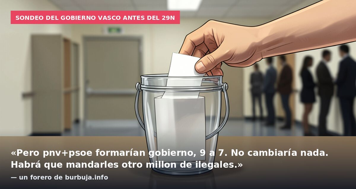 EH Bildu ganaría las elecciones del 29N en la CAV, según el Sociómetro