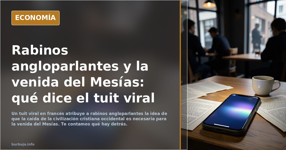 Se multiplican los rabinos de Abascal y Ayuso pidiendo que el cristianismo sea destruido para la venida de su Mochiac