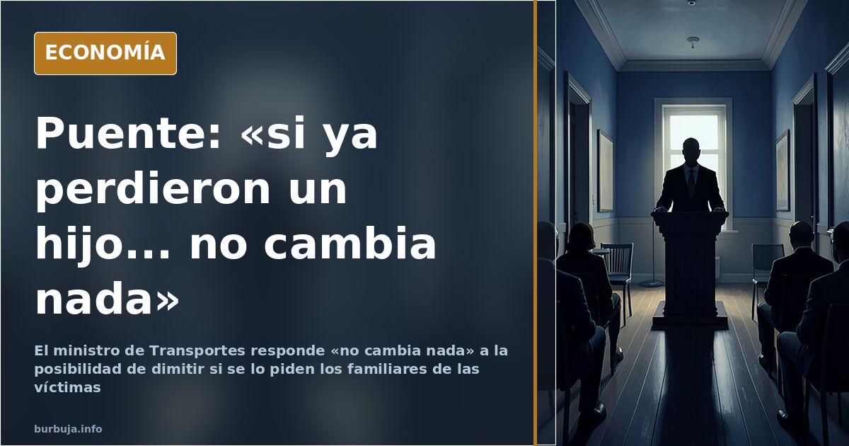 El ministro de Transportes, Óscar Puente