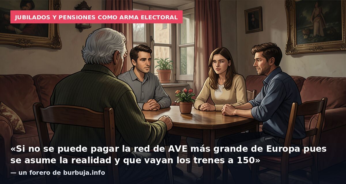 “No voy a entregar mi pensión a PP y VOX por los accidentes de trenes