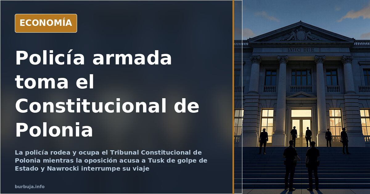 La policía de Tusk irrumpe en el Tribunal Constitucional de Polonia