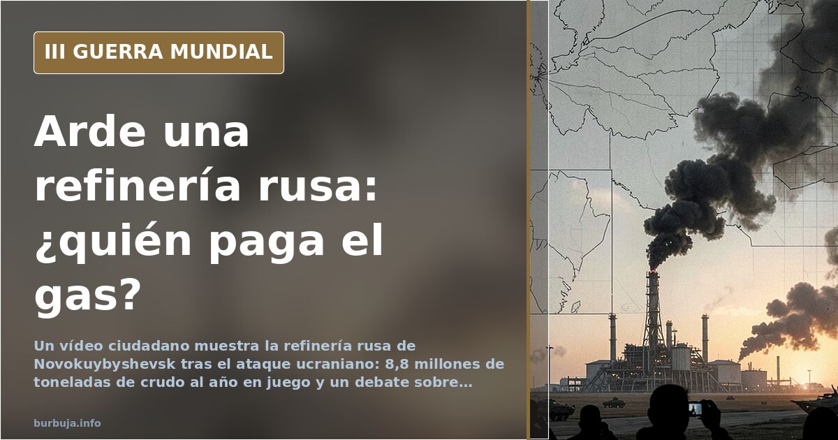 El ataque a la refinería rusa que reabre el pulso energético