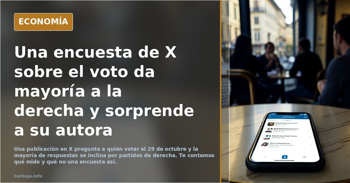 Encuesta de una rojilla en X que le sale un derechazo inesperado