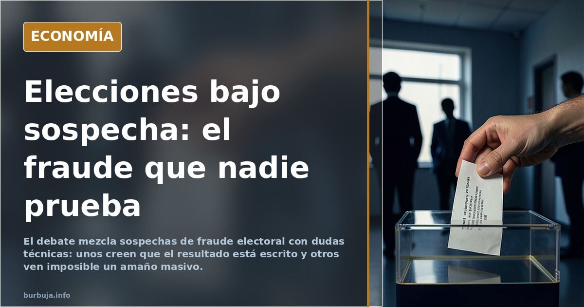 La sospecha de fraude electoral sobrevuela el 29N sin pruebas