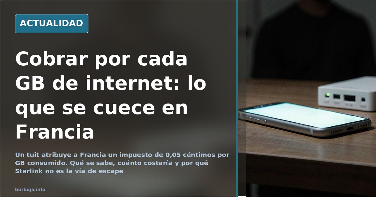 Persona consultando el consumo de datos de internet en el móvil junto a un router doméstico iluminado