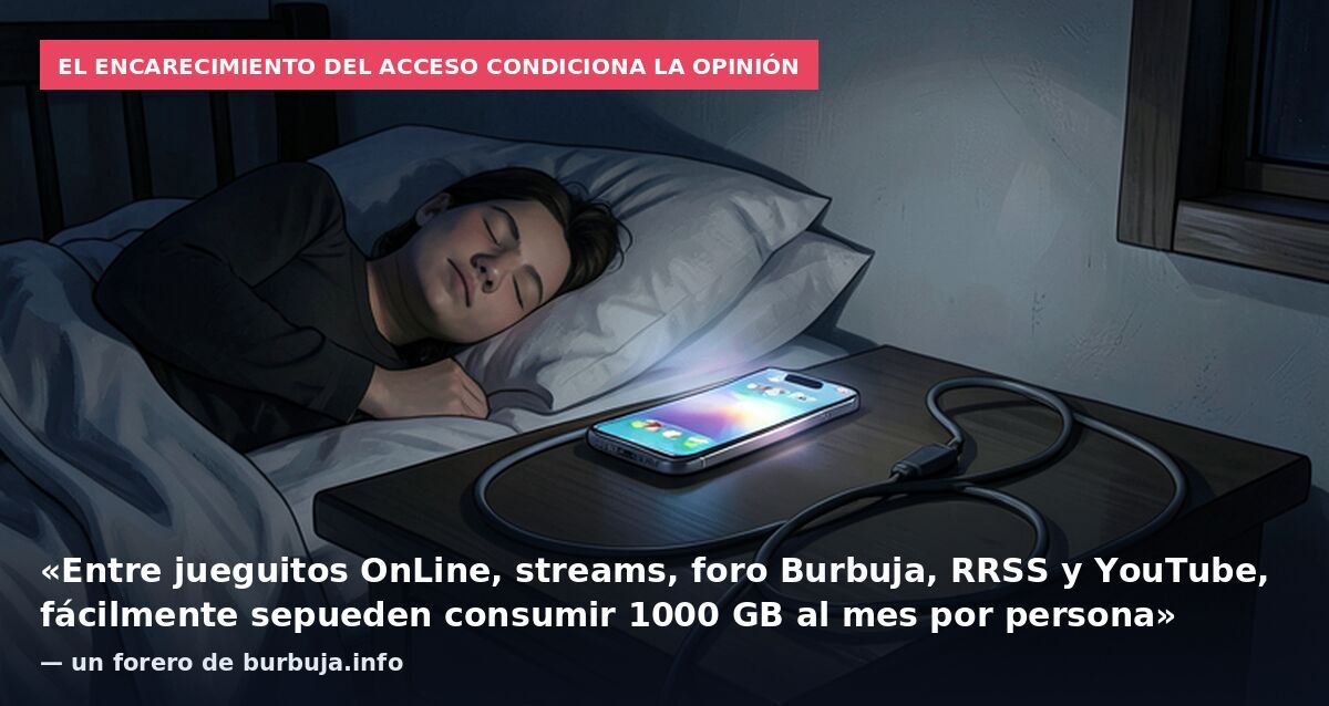 Impuesto por GB consumido de internet: ¿se viene subida?