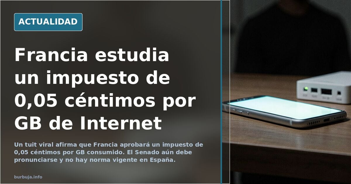 Impuesto por GB consumido de internet: ¿se viene subida?