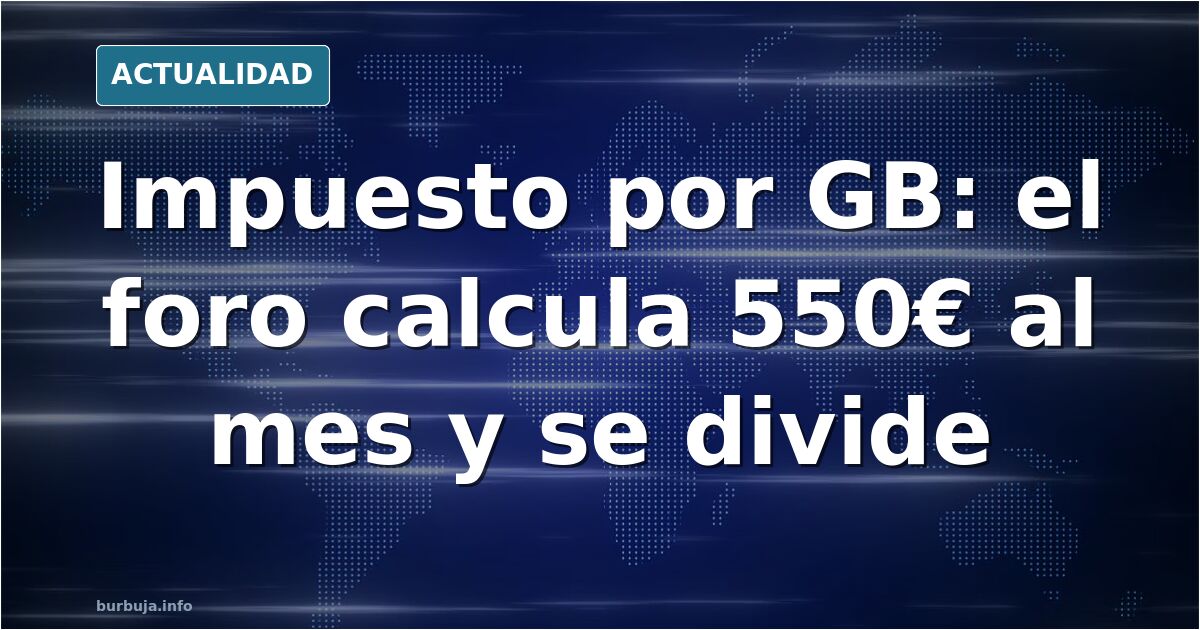Impuesto por GB consumido de internet: ¿se viene subida?