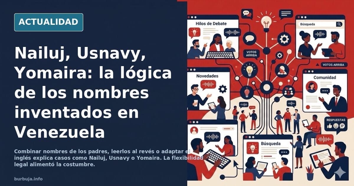 Los venezolanos se inventan los nombres de pila... WTF