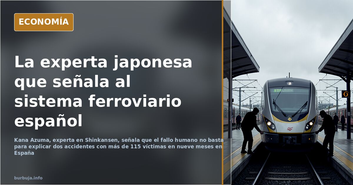 Kana Azuma: «España debería revisar todo su sistema ferroviario»