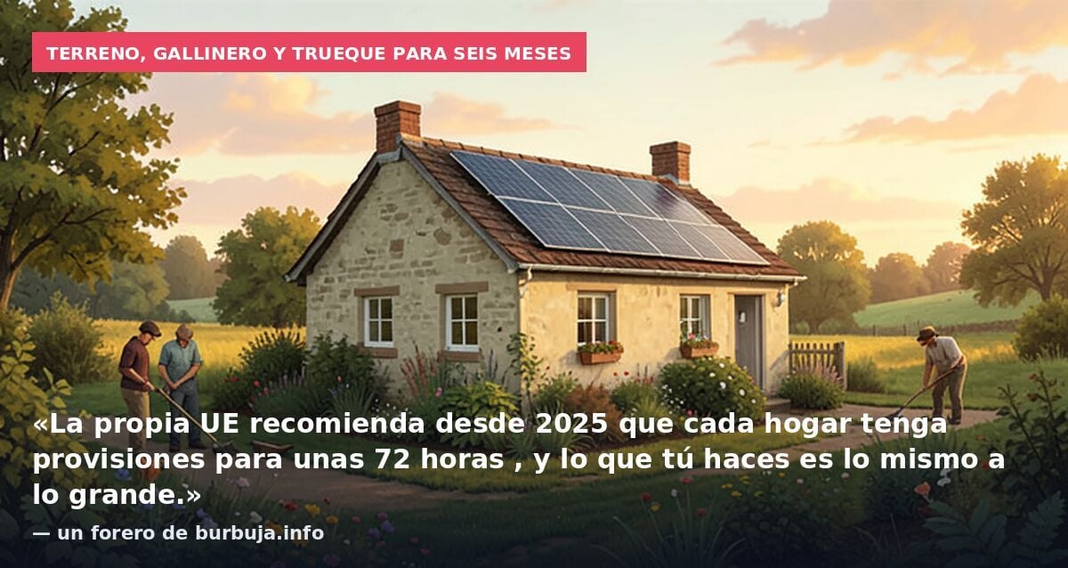 Os vais a reir pero he comprado abastecimiento para, al menos, 6 meses
