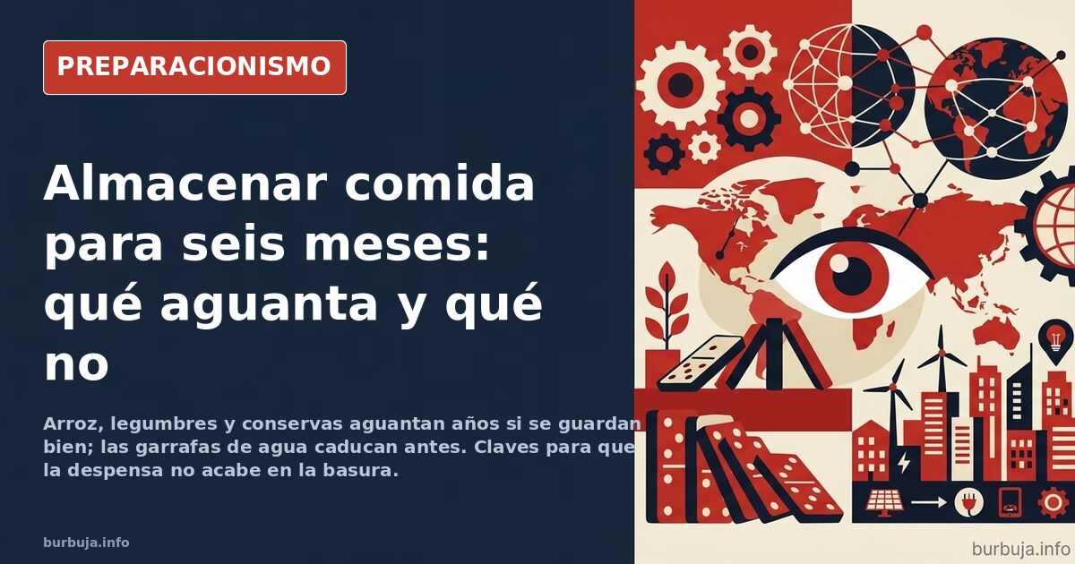 Os vais a reir pero he comprado abastecimiento para, al menos, 6 meses
