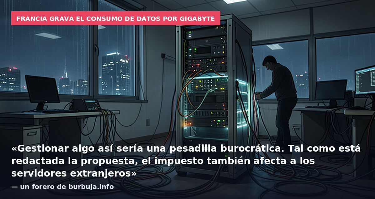 OJO QUE NOS SAQUEAN los políticos. FRANCIA acaba de aprobar un NUEVO IMPUESTO de 5 CENTIMOS POR CADA GIGABYTE de consumo de datos en Internet.....