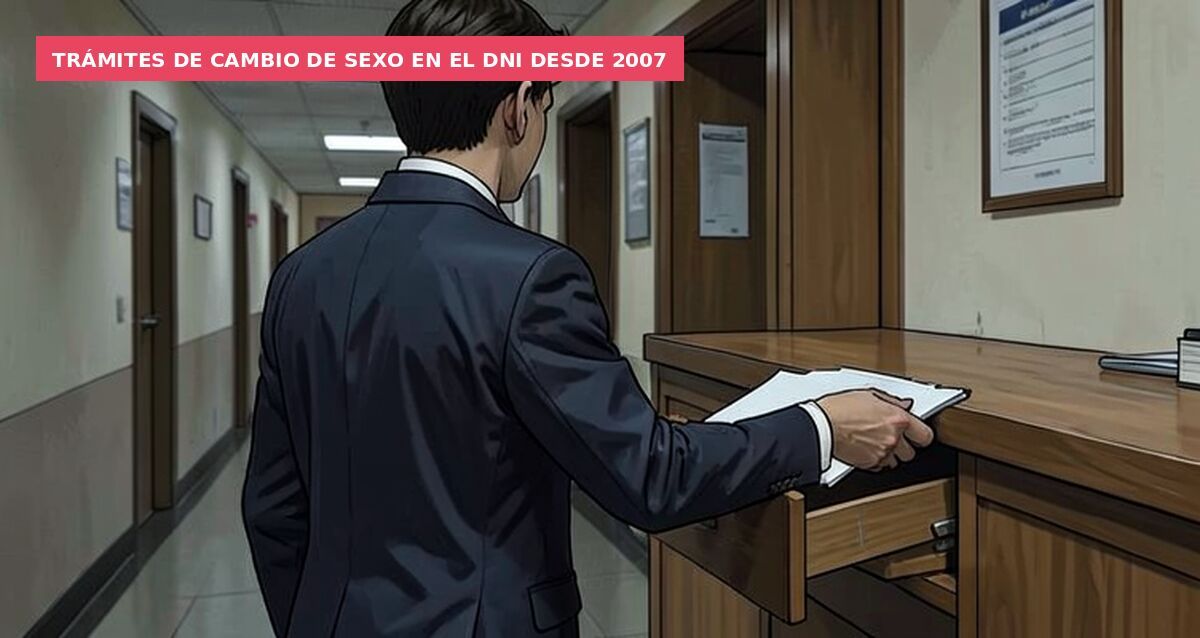 Trámites de cambio de sexo en el DNI desde 2007