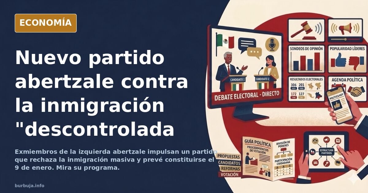 Llega el Vox abertzale: "No caben todos en Euskal Herria". "Hay mas robos y abusaciones"