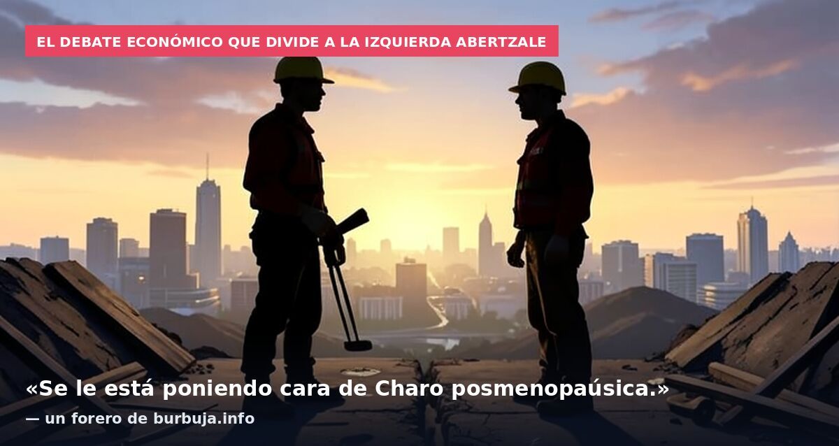 El debate económico que divide a la izquierda abertzale: «Se le está poniendo cara de Charo posmenopaúsica.» — un forero de burbuja.info