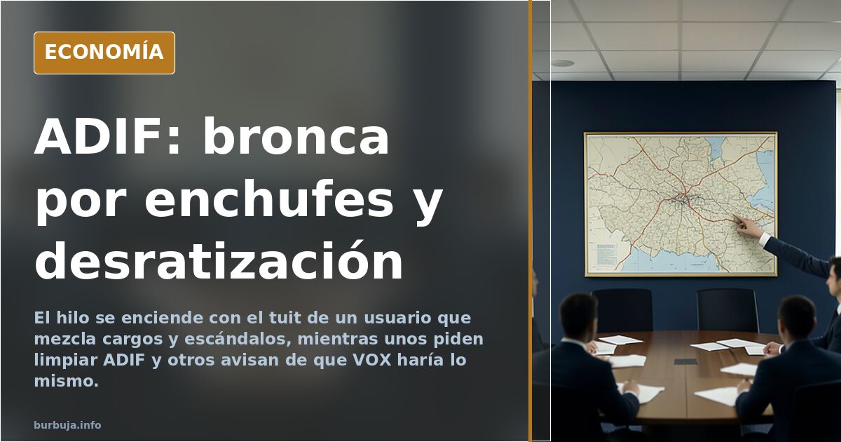 La cúpula de ADIF: ¿demasiados enchufados sin experiencia ferroviaria?