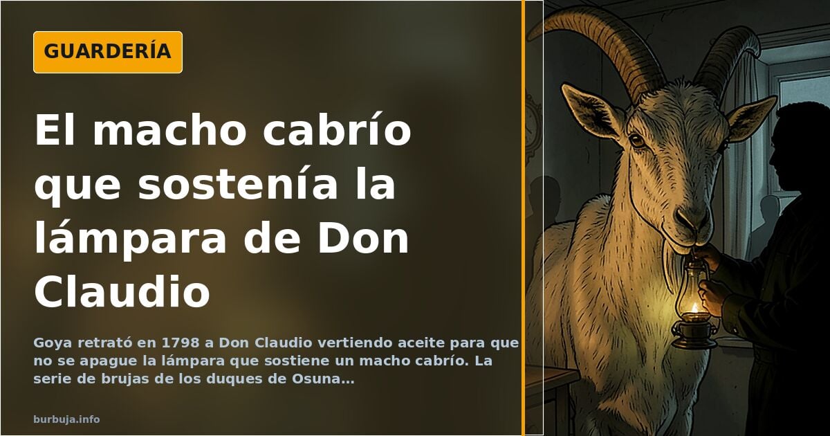 Goya pintó el phishing en 1798: un macho cabrío con la lámpara del aceite