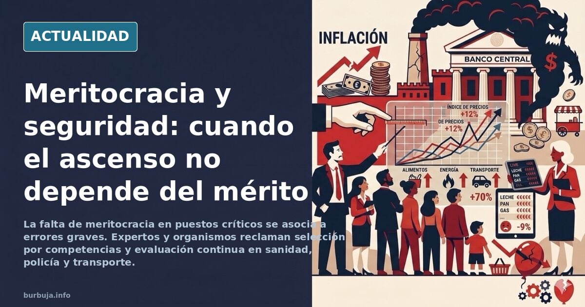 La falta de meritocracia mata