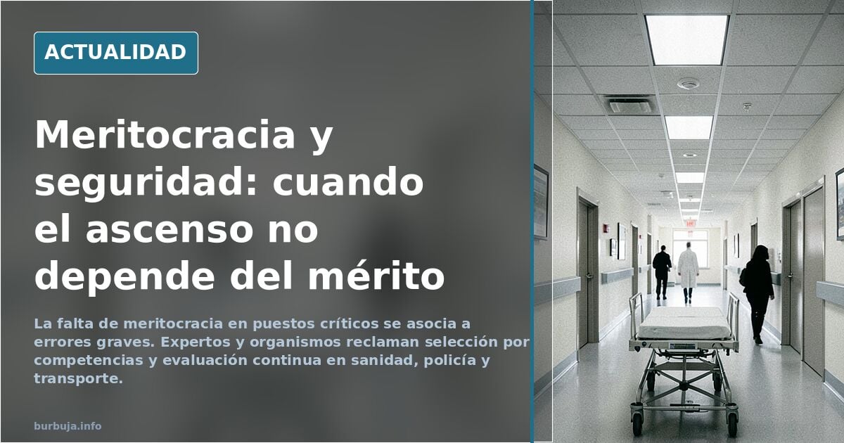 La falta de meritocracia mata