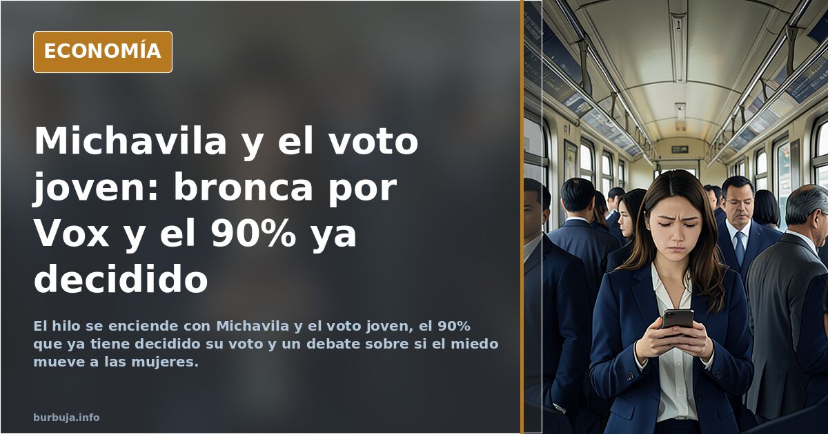 Michavila y el voto joven: bronca por Vox y el 90% ya decidido