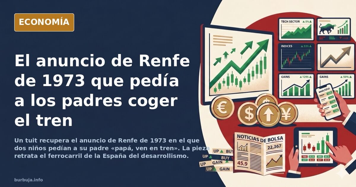 Papa ven en tren, anuncio de RENFE 1973 para que las familias estuvieran tranquilas con los viajes, como hemos cambiado