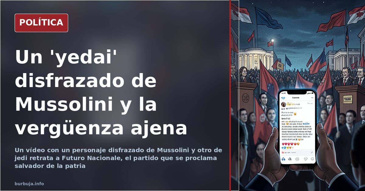 Futuro Nacionale y el disfraz de Mussolini: la estética que no salva a nadie