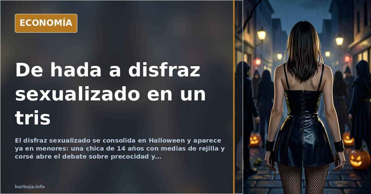 Halloween: el disfraz sexualizado se extiende también entre menores