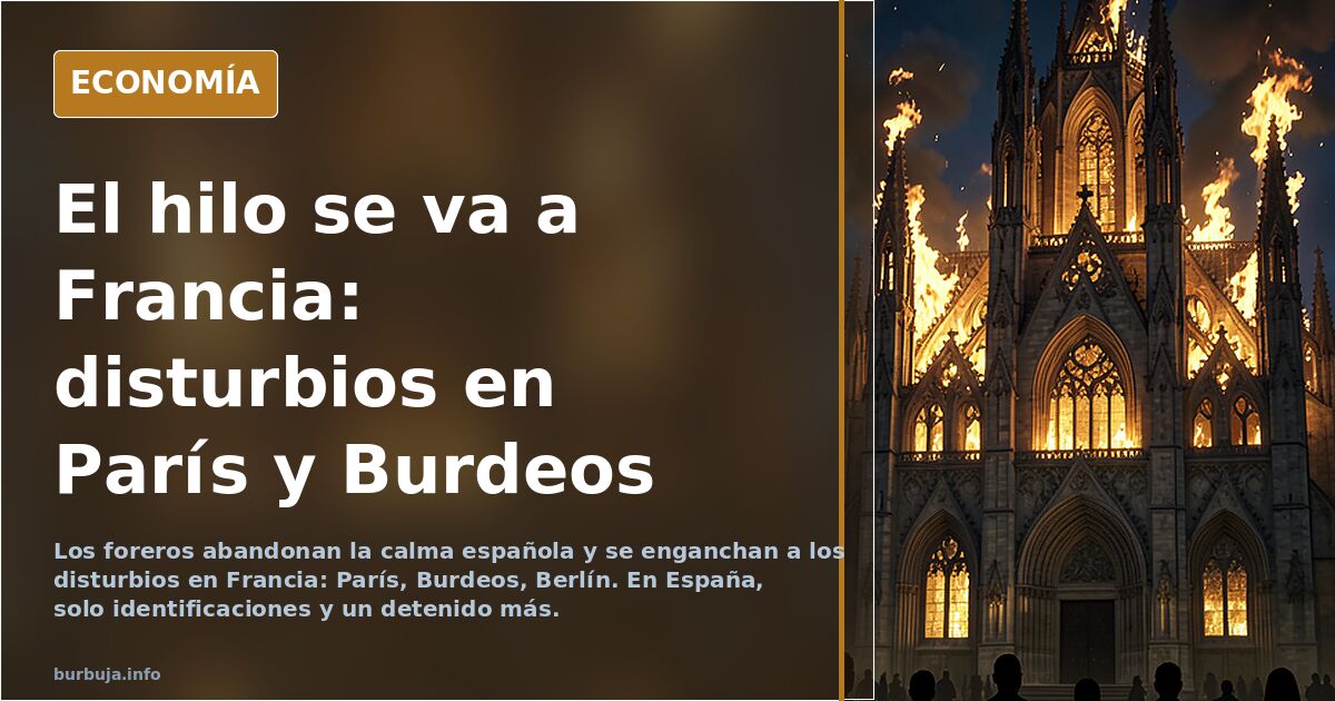 Hilo para seguir en directo las manifestaciones y disturbios hoy 31 de octubre en España