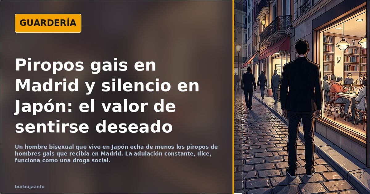 Solo echo de menos España por una razón: sus gays