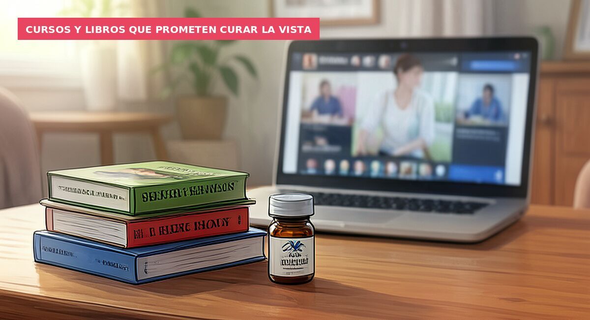 Cursos y libros que prometen curar la vista