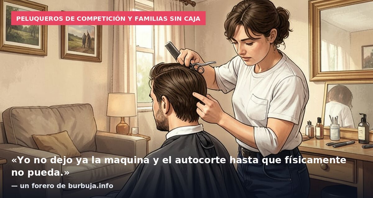 Peluqueros de competición y familias sin caja: «Yo no dejo ya la maquina y el autocorte hasta que físicamente no pueda.» — un forero de burbuja.info