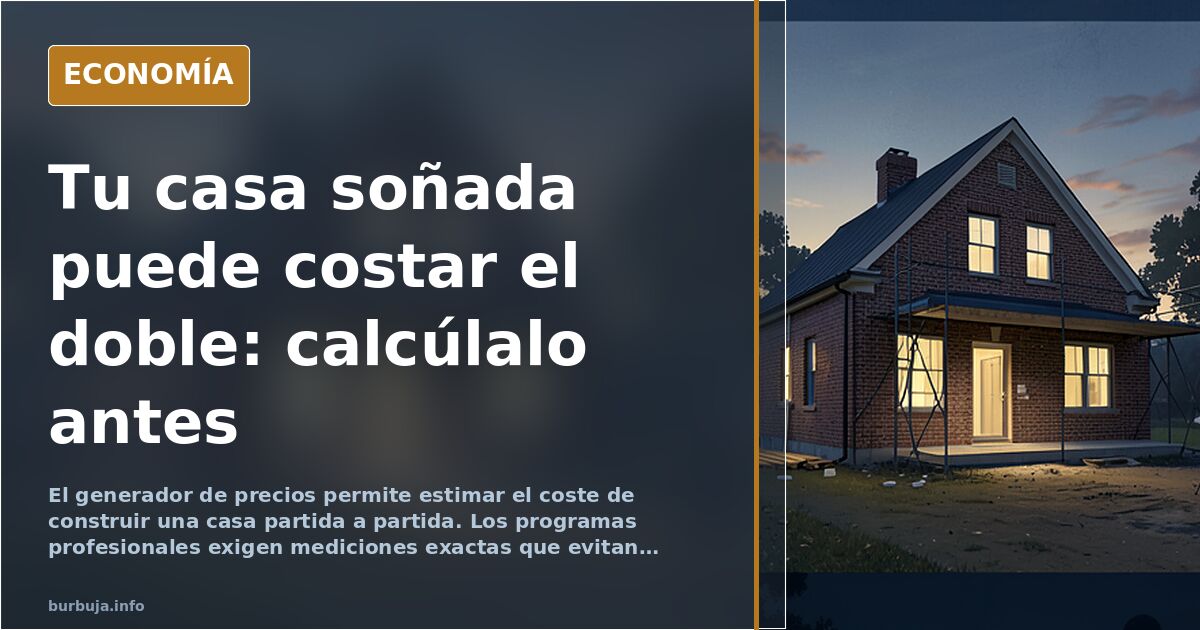 Calculating the real cost of building a house: the tools that prevent nasty surprises