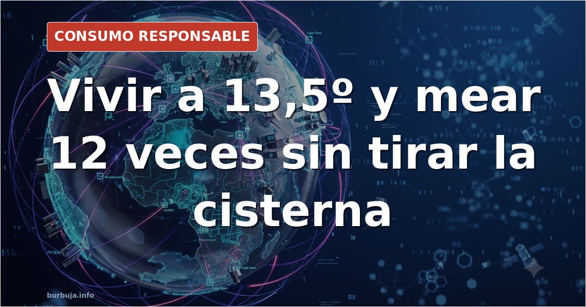Lonchafinismo: vivir a 13,5 grados y mear sin tirar de la cisterna